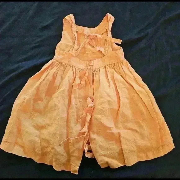Petit Patapon Orange Summer Dress for Girls - Picture 2 of 5